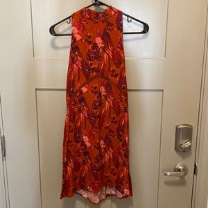 Beach Riot red open back mini dress